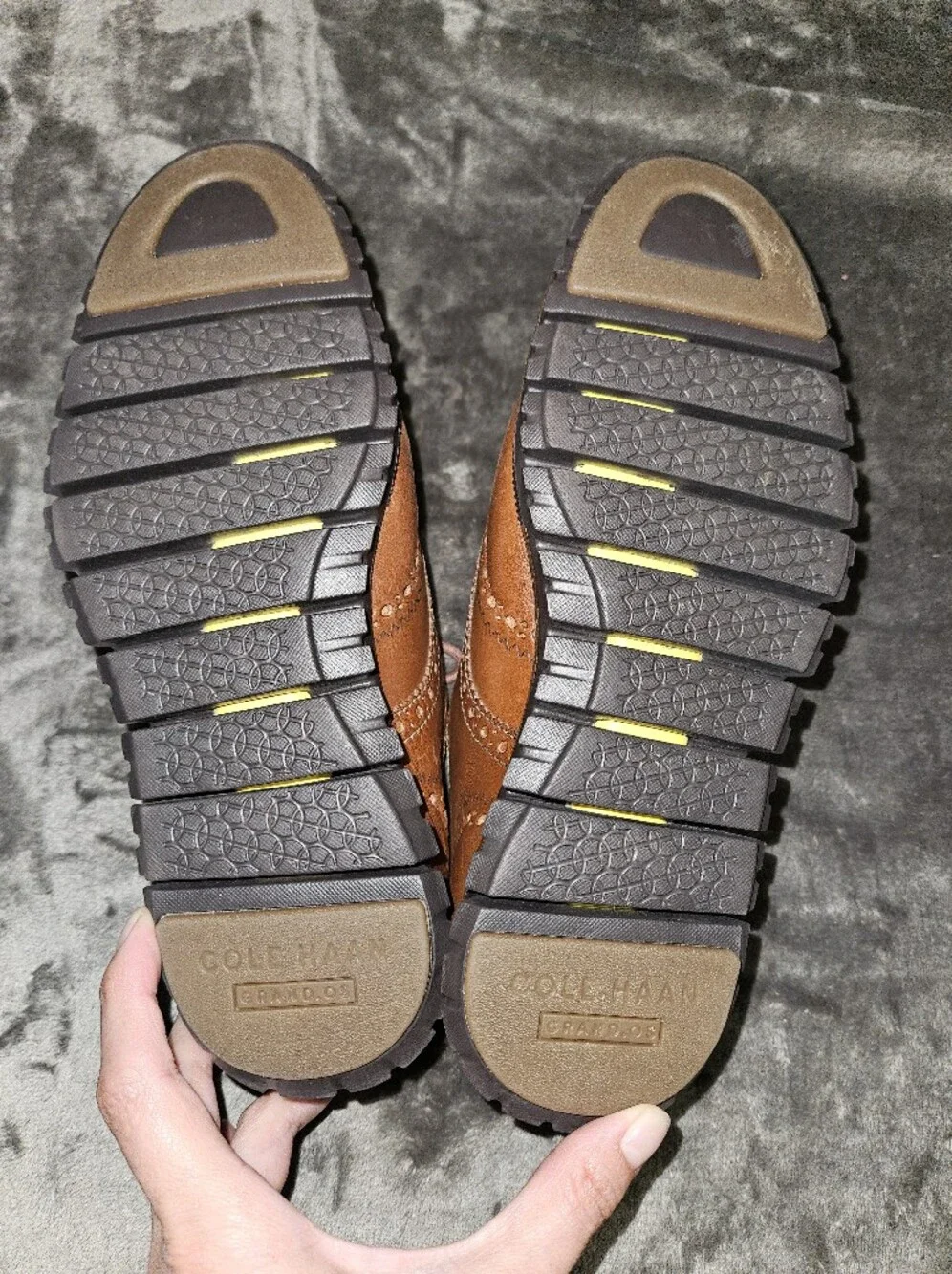 Cole Haan polished brown